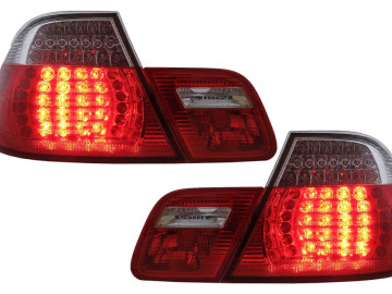 LED Taillights suitable for BMW 3 Series E46 Coupe Non-Facelift (1999-2003) Red Clear