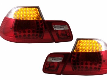 LED Taillights suitable for BMW 3 Series E46 Coupe Non-Facelift (1999-2003) Red Clear