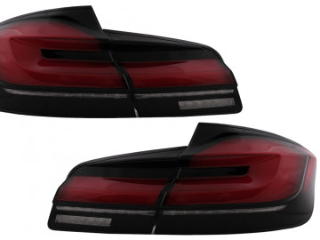 LED Taillights suitable for BMW 5 Series F10 (2011-2017) with Dynamic Sequential Turning Light Upgrade to G30 Design