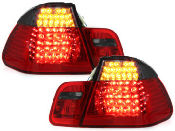 LED Taillights suitable for BMW 3 Series E46 Limousine 4D (2002-2004) Red/Black