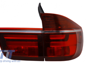 LED Taillights suitable for BMW X5 E70 (2007-2010) Light Bar LCI Facelift Design