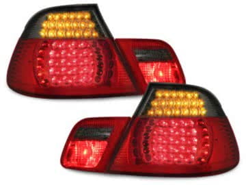 LED Taillights suitable for BMW 3 Series E46 Coupe 2D (1998-2003) Red/Black