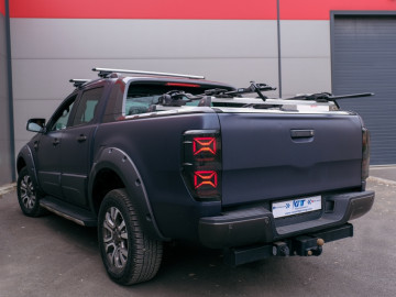 LED Taillights suitable for Ford Ranger (2012-2018) Smoke with Sequential Dynamic Turning Lights