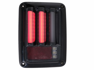 LED Taillights suitable for JEEP Wrangler JK (2007-2018) Led Bar Smoke Black