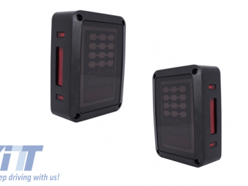 LED Taillights suitable for JEEP Wrangler JK 2007-2017 Smoke