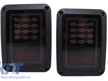 LED Taillights suitable for JEEP Wrangler JK 2007-2017 Smoke