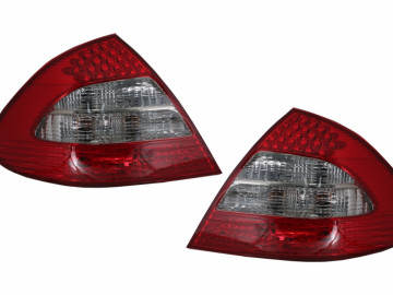 LED Taillights suitable for Mercedes E-Class W211 Limousine (2002-04.2006) Red/Smoke