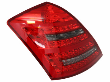 LED Taillights suitable for Mercedes S-Class W221 (2005-2009) Red Smoke with Dynamic Sequential Turning Signal