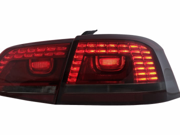 LED Taillights suitable for VW Passat 3C B7 Sedan (10.2010-10.2014) Red Smoke