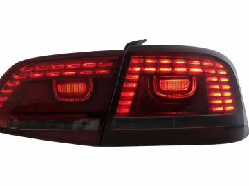 LED Taillights suitable for VW Passat 3C B7 Sedan (10.2010-10.2014) Red Smoke