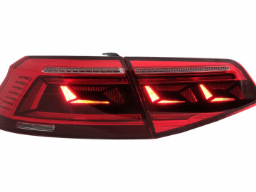 LED Taillights suitable for VW Passat B8 3G (2015-2019) Limousine Sequential Dynamic Turning Lights B8.5 Design