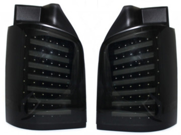 LED Taillights suitable for VW T5 (04.2003-2009) Black Smoke