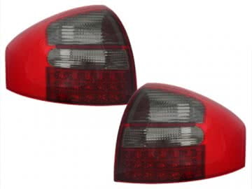 LED taillights suitable for AUDI A6 97-04 _ red/crystal