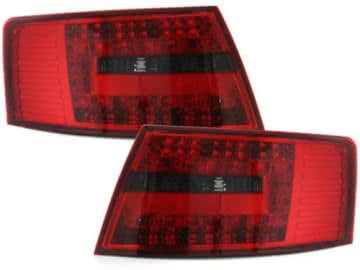 LED taillights suitable for AUDI A6 4F Lim. 04-08 red/smoke - RA19ELRS