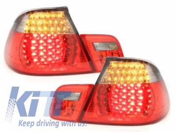 LED taillights suitable for BMW E46 Coupe 2D 2003-2005 red/smoke