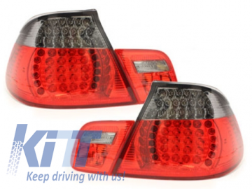 LED taillights suitable for BMW E46 Coupe 2D 2003-2005 red/smoke