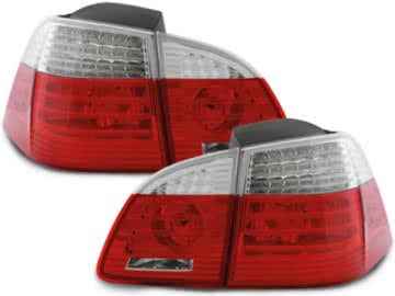 LED taillights suitable for BMW E61 Touring 04-07 red/crystal