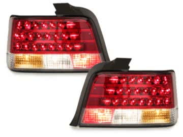 LED taillights suitable for BMW E36 Lim. 92-98 _ red/crystal