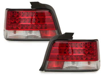 LED taillights suitable for BMW E36 Lim. 92-98 _ red/crystal