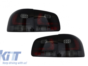 LED taillights suitable for VW Touareg 2002 - 2010 Black Smoke