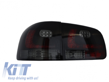 LED taillights suitable for VW Touareg 2002 - 2010 Black Smoke