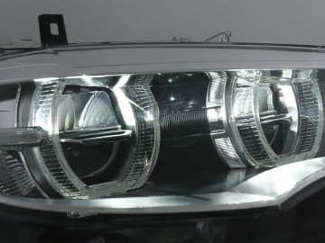 Led Headlights Angel Eyes suitable for BMW X6 E71 (2008-2012)