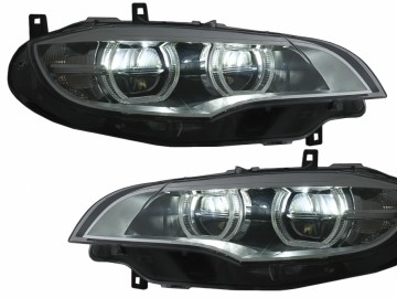 Led Headlights Angel Eyes suitable for BMW X6 E71 (2008-2012)