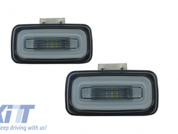 Led Rear Bumper Fog Lamp Light Bar suitable for MERCEDES Benz G-class W463 (1989-2015) Smoke