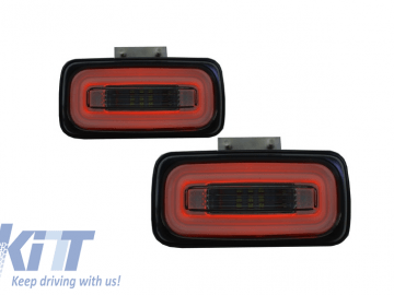 Led Rear Bumper Fog Lamp Light Bar suitable for MERCEDES Benz G-class W463 (1989-2015) Smoke