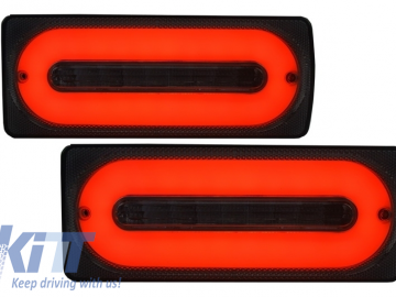 Led Taillights Light Bar with Rear Bumper Fog Lamp and Roof Spoiler suitable for MERCEDES Benz G-class W463 (1989-2015)