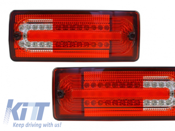 Led Taillights suitable for MERCEDES Benz G-class W463 (1989-2015) Red/Clear