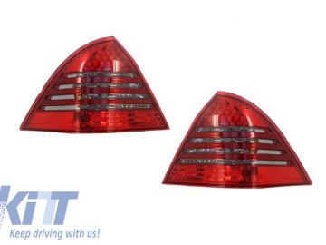 Led Taillights suitable for MERCEDES Benz C-class W203 (2000-2007) Red/Smoke