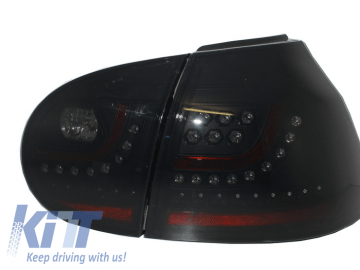 Led Taillights suitable for VW Golf V 5 Left Hand Drive (2004-2009) Smoke Extreme Black Look Urban Style