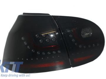 Led Taillights suitable for VW Golf V 5 Left Hand Drive (2004-2009) Smoke Extreme Black Look Urban Style