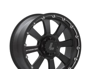 Lenso Intimidator 8 20X9.5 Et20 120 Matt Black/ Champher Edge