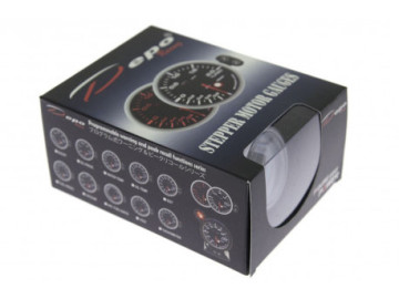 MANÓMETRO DE CORRIDA DEPO BOOST -1 A - 2BAR - SÉRIE BRANCA E ÂMBAR