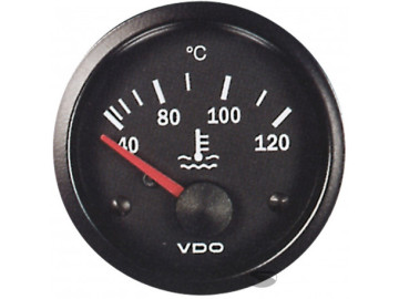 MANÓMETRO DE TEMPERATURA DA ÁGUA VDO - SÉRIE DE VISÃO DE CABINE