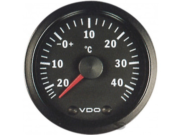 MANÓMETRO VDO TEMPERATURA EXTERNA - SÉRIE COCKPIT VISION