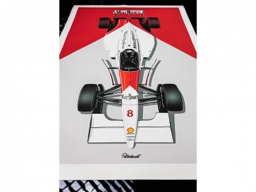 MCLAREN MP4/8 | ARTPRINT