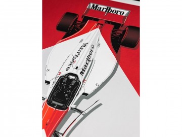 MCLAREN MP4/8 | ARTPRINT