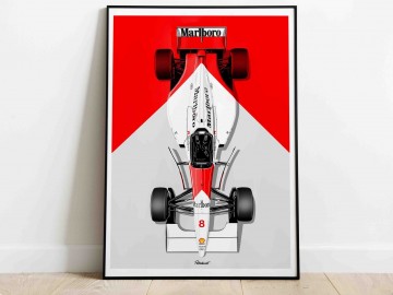 MCLAREN MP4/8 | ARTPRINT