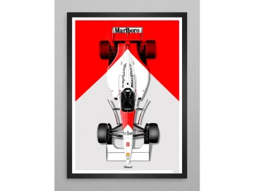 MCLAREN MP4/8 | ARTPRINT