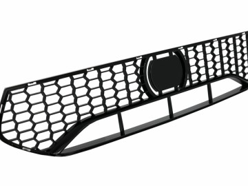 Middle Grille Lower Grille suitable for BMW 5 Series G30 G31 Limousine/Touring (2017-up) M5 Bumper with ACC Hole
