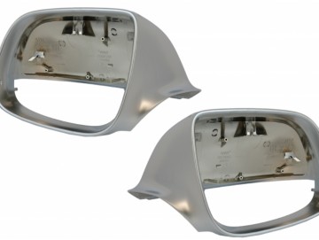 Mirror Caps Covers Extinction Aluminium suitable for AUDI Q5 / SQ5 8R (11/2008-2016) Q7 / SQ7 4L facelift (06/2009-08/2015)