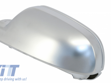 Mirror Covers suitable for Audi A5 8T (2011-2016) A3 8P (2011-2013) A4 B8.5 Facelift (2012-2015) Extinction Aluminium Plated Complete Housing Without 