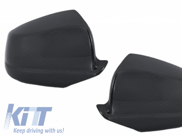 Mirror Covers suitable for BMW 5 Series F07/F10/F11/F18 Pre-LCI (2011-2013) Rear Carbon Fiber