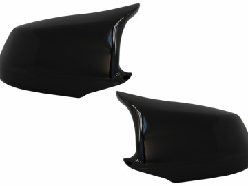 Mirror Covers suitable for BMW 5 Series F10 F11 F18 Non LCI (07.2010-2013) Piano Black M Design