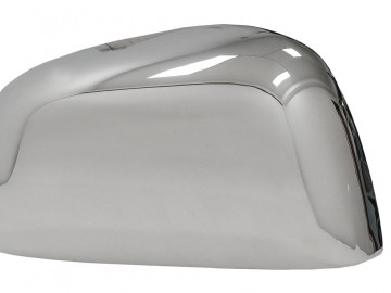 Mirror Covers suitable for Dacia Duster I (2010-2014) Stainless Steel