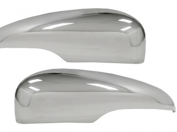 Mirror Covers suitable for VW Golf VI (2008-2014) Stainless Steel