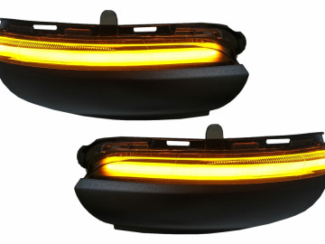 Mirror Dynamic LED Turn Signal suitable for VW Golf 6 Hatchback (2008-2013) Touran (2010-2015) Smoke